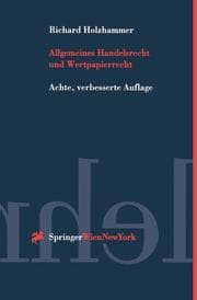 Cover von Allgemeines Handelsrecht und Wertpapierrecht
