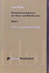 Cover von Betriebswirtschaftslehre der Klein- und Mittelbetriebe 1