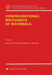 Cover von Configurational Mechanics of Materials