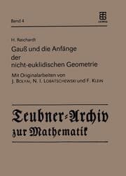 Cover von Gauß und die Anfänge der nicht-euklidischen Geometrie