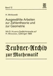 Cover von Ausgewählte Arbeiten zur Zahlentheorie und zur Geometrie