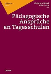 Cover von Pädagogische Ansprüche an Tagesschulen