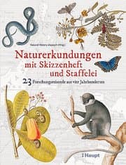 Cover von Naturerkundungen mit Skizzenheft und Staffelei