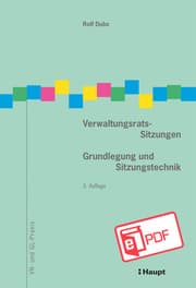 Cover von Verwaltungsrats-Sitzungen