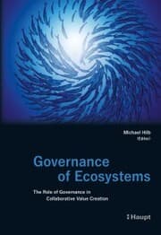 Cover von Governance of Ecosystems
