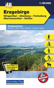 Cover von Erzgebirge Nr. 48 Outdoorkarte Deutschland 1:50 000