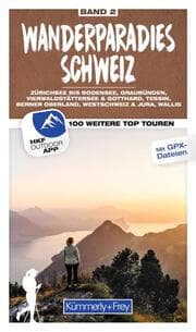 Cover von Kümmerly+Frey Wanderführer Wanderparadies Schweiz 2