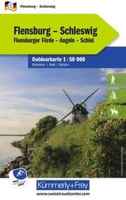 Cover von Kümmerly+Frey Outdoorkarte Deutschland 9 Flensburg, Schleswig 1:50.000