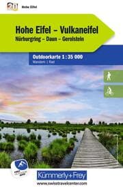 Cover von Kümmerly+Frey Outdoorkarte Deutschland 20 Hohe Eifel, Vulkaneifel 1:35.000