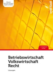 Cover von Betriebswirtschaft / Volkswirtschaft / Recht - Lösungen