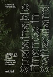 Cover von Sustainable Finance in Switzerland