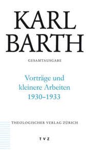Cover von Karl Barth Gesamtausgabe