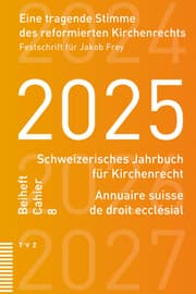Cover von Eine tragende Stimme des reformierten Kirchenrechts
