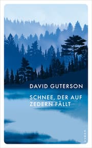Cover von Schnee, der auf Zedern fällt