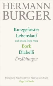 Cover von Kurzgefasster Lebenslauf und andere frühe Prosa. Bork. Diabelli