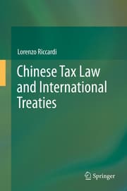Cover von Chinese Tax Law and International Treaties