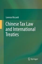 Cover von Chinese Tax Law and International Treaties