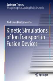 Cover von Kinetic Simulations of Ion Transport in Fusion Devices