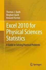 Cover von Excel 2010 for Physical Sciences Statistics