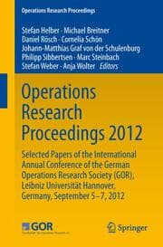 Cover von Operations Research Proceedings 2012