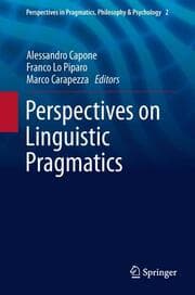 Cover von Perspectives on Linguistic Pragmatics