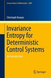 Cover von Invariance Entropy for Deterministic Control Systems