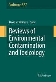 Cover von Reviews of Environmental Contamination and Toxicology, Volume 227