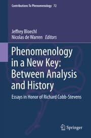 Cover von Phenomenology in a New Key: Between Analysis and History