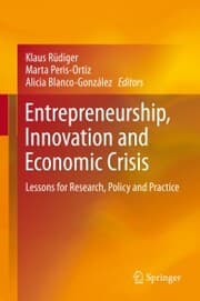 Cover von Entrepreneurship, Innovation and Economic Crisis