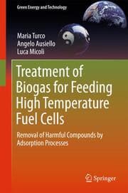 Cover von Treatment of Biogas for Feeding High Temperature Fuel Cells