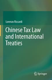 Cover von Chinese Tax Law and International Treaties
