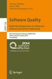 Cover von Software Quality.Model-Based Approaches for Advanced Software and Systems Engineering