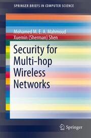 Cover von Security for Multi-hop Wireless Networks