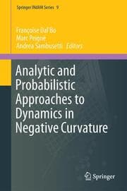Cover von Geometric, Analytic and Probabilistic Approaches to Dynamics in Negative Curvature