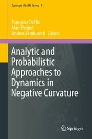 Cover von Analytic and Probabilistic Approaches to Dynamics in Negative Curvature
