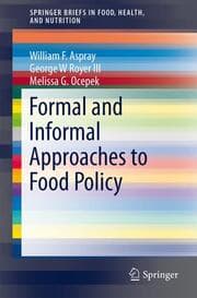 Cover von Formal and Informal Approaches to Food Policy