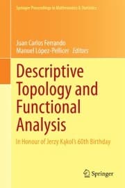 Cover von Descriptive Topology and Functional Analysis