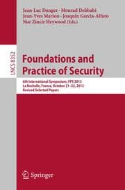 Cover von Foundations and Practice of Security