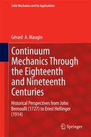Cover von Continuum Mechanics Through the Eighteenth and Nineteenth Centuries