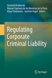 Cover von Regulating Corporate Criminal Liability