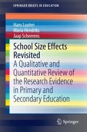 Cover von School Size Effects Revisited