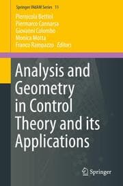 Cover von Analysis and Geometry in Control Theory and its Applications