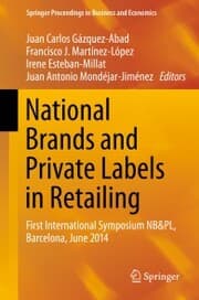 Cover von National Brands and Private Labels in Retailing