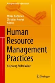Cover von Human Resource Management Practices