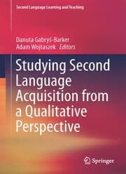 Cover von Studying Second Language Acquisition from a Qualitative Perspective
