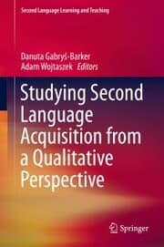 Cover von Studying Second Language Acquisition from a Qualitative Perspective