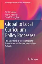 Cover von Global to Local Curriculum Policy Processes