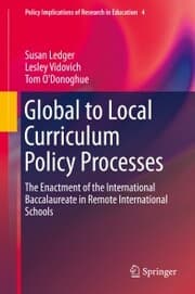 Cover von Global to Local Curriculum Policy Processes