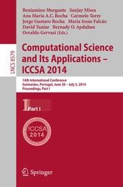 Cover von Computational Science and Its Applications - ICCSA 2014