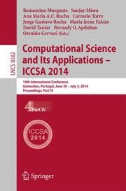 Cover von Computational Science and Its Applications - ICCSA 2014